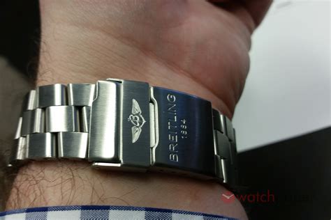 chronocentric steel bracelet breitling|breitling 44mm review.